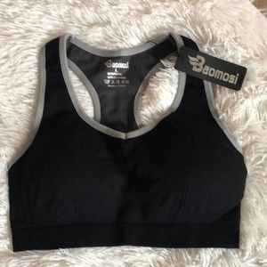 NWT Baomosi High Impact Racerback Yoga Sports Bra